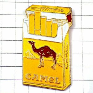 ピンバッジ・キャメル煙草の箱ラクダひとこぶ駱駝 CAMEL◆フランス限定ピンズ◆レアなヴィンテージものピンバッチ