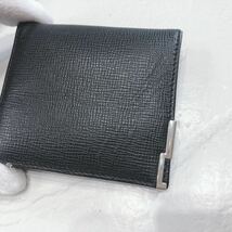 ☆dunhill☆ ダンヒル コインケース 小銭入れ ブラック 黒 レザー 本革 コンパクト シンプル メンズ 男性 送料無料_画像9