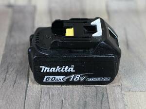 【送料無料】マキタ バッテリー① BL1860B 純正 中古 18V 6.0Ah Makita