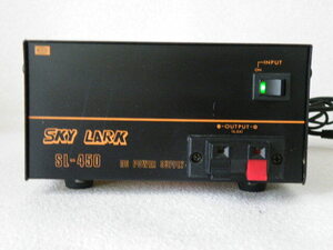 ＊＊＊☆★　NISSYO 日章工業 SKY LARK 安定化電源 DC POWER SUPPLY パワーサプライ SL-450　美品