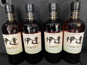 アサヒ ニッカウイスキー 伊達 4本 / ウイスキー ニッカ NIKKA 伊達