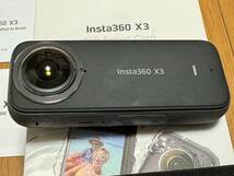 Insta360 X3　360°カメラ　国内正規品　純正粘着式レンズガード装着済　送料無料_画像3