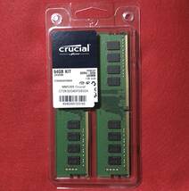 新品 高品質 メモリ Crucial DDR4 PC4-25600 32GB×2 CT2K32G4DFD832A_画像2