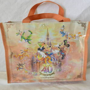 ディズニー 40周年 ファスナー付きショッパー