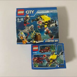 レゴ レゴシティ LEGO starter set 5-12 潜水艦 サメ タコ