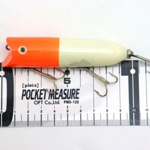 へドン ラッキー13 オレンジヘッド 首割れ HEDDON LUCKY 1円スタート!! A3429の画像9