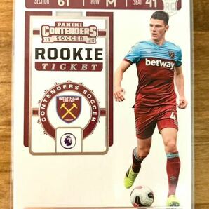 RC Declan Rice Panini Chronicles Soccer 2019-20 Contenders Rookie Ticket デクランライス アーセナル ウエストハム プレミアリーグの画像1