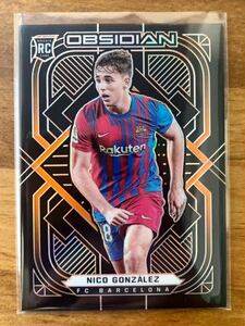 【RC/25枚限定】Nico Gonzalez Panini Obsidian Soccer 2021-22 Base Orange Prizm ニコゴンサレス バルセロナ Barcelona ポルト