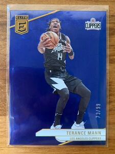 99枚限定 Terance Mann Panini Donruss Elite Basketball 2023-24 Base Blue テレンスマン クリッパーズ Clippers NBA /99