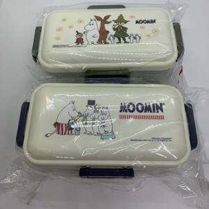  free shipping new goods Moomin lunch box . lunch box 2 piece set 