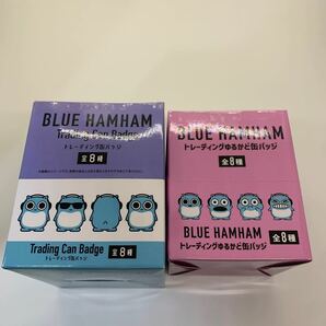 ブルーハムハム　缶バッチ　1BOX 8種入り　2種類　送料無料！　新品