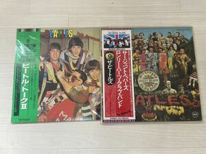 ■レコード LP ビートルズ2枚セット《サージェント・ペパーズ》Lonely Hearts Club Band《ビートル・トークII》 Talk Downunder 帯付 