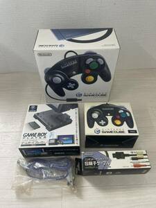 #[ electrification has confirmed ] GC Game Cube body black nintendo Nintendo box attaching other controller Game Boy player accessory attaching 