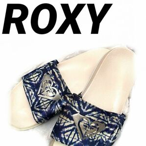 ROXY ロキシー レディース 靴 サンダル シャワサン 柄 マジックテープ M 海 サーフ ブランド