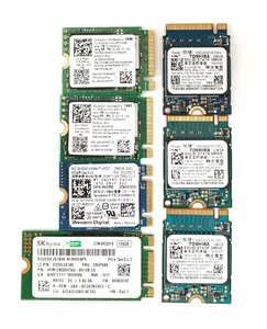 １円～【CD info正常・動作品】 TOSHIBA その他メーカー色々 128GB×3 256GB×4 7枚セット(128GB/256GB/PCIe/NVMe/Gen3/2230/2242)0002