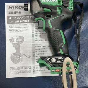 送料無料　未使用　ハイコーキ HIKOKI 日立工機 HITACHI コードレスインパクトドライバ 電動工具 旧日立工機 wh14ddl2 14.4v