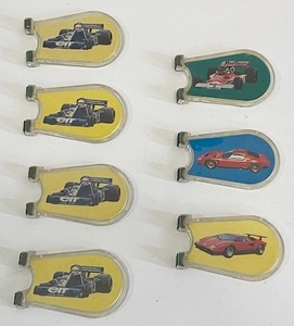 当時物 昭和レトロなプラ玩具 7個セット おもちゃ 駄菓子屋 駄玩具 磁石 マグネット アンティーク ビンテージ 自動車 車 スポーツカー