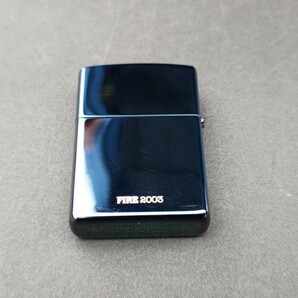 【２００２年製】Zippo FIRE【ブルーメタリックジッポー・缶コーヒー】の画像3