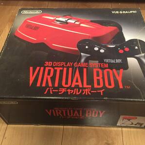 箱付 Nintendo VIRTUAL BOY バーチャルボーイ 3D DISPLAY GAME SYSTEM 任天堂 現状品ソフト1本付きの画像1