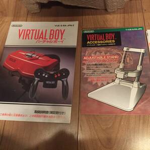 箱付 Nintendo VIRTUAL BOY バーチャルボーイ 3D DISPLAY GAME SYSTEM 任天堂 現状品ソフト1本付きの画像6