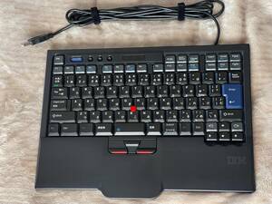 日本語キーボード IBM USBトラベルキーボード トラックポイント＆タッチパッド付 USBタイプ SK-8845RC 日本語