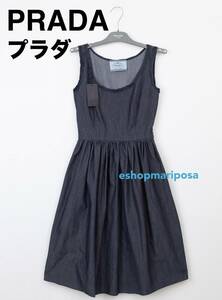 Prada ◆ Prada One Piece тонкий хлопок на 100 % джинсовый съемки