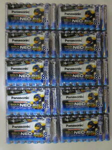 [ new goods * unopened ] Panasonic evo ruta Neo (Panasonic EVOLTA NEO) single 4 shape LR03NJ/8SW (8ps.@ pack x10) alkaline battery { total 80ps.@}