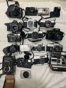 【おまとめ】1円〜 ジャンクカメラ フィルムカメラ デジカメ 19点　Canon MINOLTA PENTAX など約12キロ