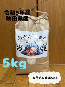 農家直送！令和5年産　秋田県産　あきたこまち　5キロ