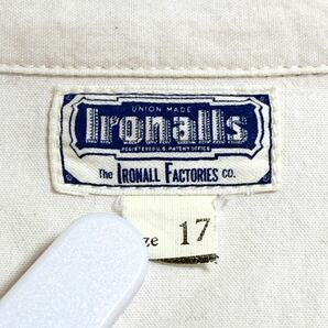 フリーホイーラーズ THE IRONALL FACTORIES CO. ホワイトシャンブレー ワークシャツ チンスト 17 FREEWHEELERSの画像9