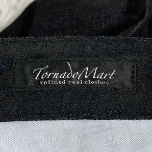 【美品】TORNADO MART トルネードマート タイガーゼブラ ストレッチ デニムパンツ ボルドー Sの画像8