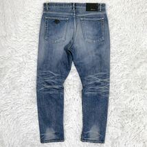 CRIMIE クライミー BORN AGAINST SELVEDGE GARAGE USED CROPPED JEANS セルビッチ クロップド ストレッチ デニムパンツ M_画像2