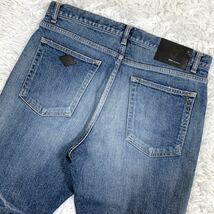 CRIMIE クライミー BORN AGAINST SELVEDGE GARAGE USED CROPPED JEANS セルビッチ クロップド ストレッチ デニムパンツ M_画像4