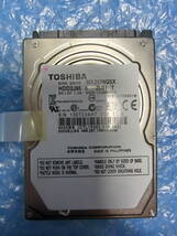【中古】 TOSHIBA MK2576GSX 250GB/8MB 2942時間使用 管理番号:C157_画像1