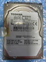 【中古】 TOSHIBA MK2576GSX 250GB/8MB 7849時間使用 管理番号:C183_画像1