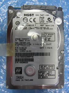 Travelstar Z5K500 250GB （HTS545025A7E380）