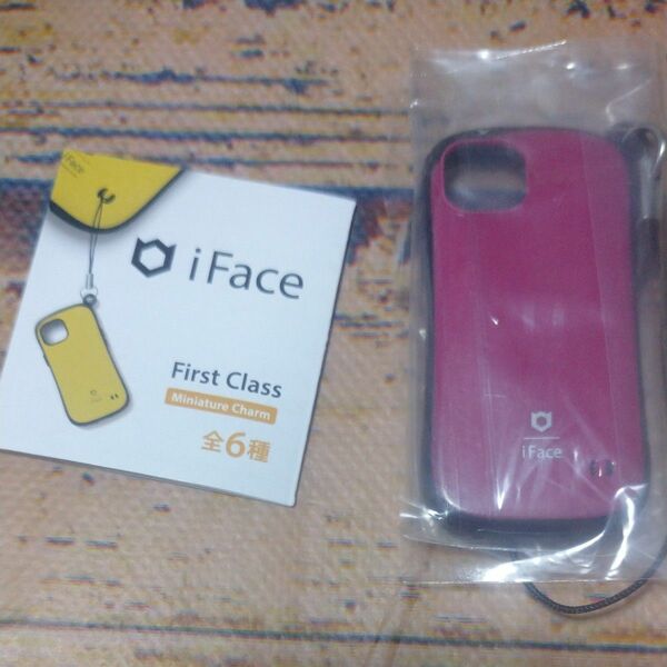 iFace First Class ミニチュアチャーム ホットピンク ストラップ ガチャガチャ