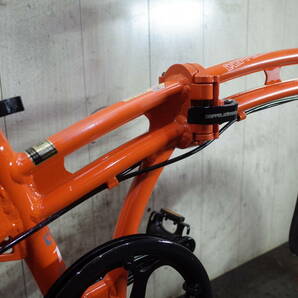 人気良品！ドッペルギャンガー212tangerine 20インチ アルミ シマノ7速 折り畳み自転車の画像5