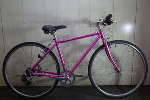 人気良品！あさひ製WEEKEND アルミ 700C シマノ7速 460mm PINK クロス