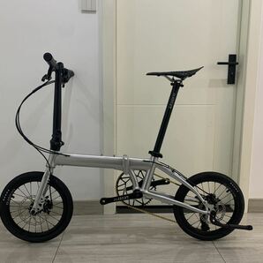 8.1KG ★超軽量 折り畳み 自転車 クリア塗装 アルミ ９速 カスタム ★未使用品★ 検（ダホン DAHON K3 PLUS Gn3の画像1