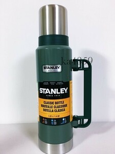 新品 旧ロゴ 希少 STANLEYスタンレー★クラシック 真空ボトル 1.32L グリーン 1.4QT Classic Vacuum Bottle★水筒/バキュームボトル/魔法瓶