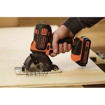 特価！BLACK+DECKER ブラックアンドデッカー 18V EVO183C1 電動マルチツール 充電池2個付き ドリル ドライバー 丸ノコ マルチのこぎり 工具_画像10