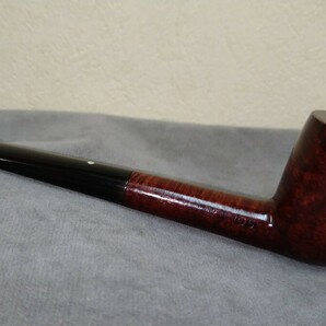 DUNHILL LONDON(Bruyere) 105 ①A PAT.No. 417574/34 MADE IN ENGLAND Billiard, Estate Pipe (1942～1954年製) 喫煙具 パイプ の画像2