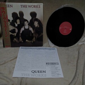 【3000円以上購入で1枚プレゼント！】　LP382 Queen クイーン / The Works ワークス　帯付き