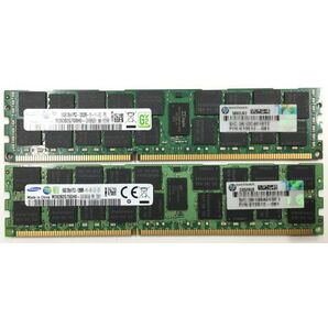 【16G×2枚組】SAMSUNG PC3-12800R 2R×4 計32GB 中古メモリー サーバー用 DDR3 即決 動作保証【送料無料】の画像2