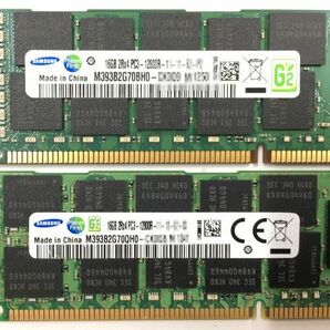 【16G×2枚組】SAMSUNG PC3-12800R 2R×4 計32GB 中古メモリー サーバー用 DDR3 即決 動作保証【送料無料】の画像4