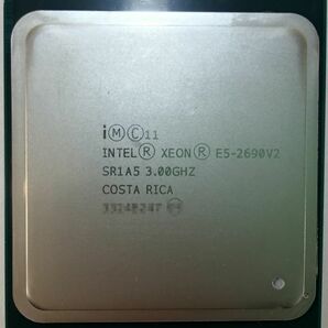 Intel CPU XEON E5-2690 V2 ×1枚 3.00GHz SR1A5 10コア 20スレッド ソケット FCLGA2011 サーバー用 BIOS起動確認済【中古品】【送料無料】の画像1