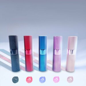  perfume spray 8ml bottle purple atomizer travel for refilling possible perfume fragrance is possible to choose color black blue purple peach red light weight compact 