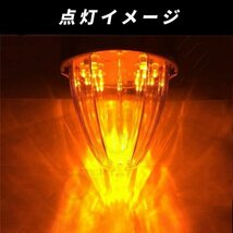 大迫力ロケットマーカー 39cm 17LED 2本セット 24v トラック なまずマーカー カスタムメッキ ドレスアップ 車 ライト マーカー_画像2