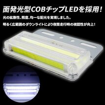 1円~ LED サイドマーカー 10個セット ダウンライト付き 高輝度 COBチップ 搭載 ダウンライト サイドマーカー トラック 車 ランプ_画像5